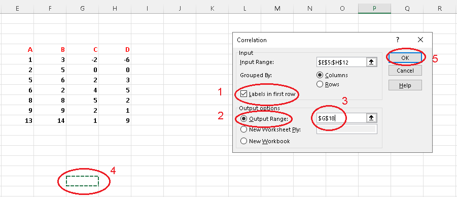 Check Labels and Select Output